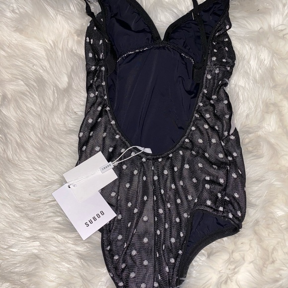 Suboo over and over frill one piece swimsuit - Picture 6 of 6